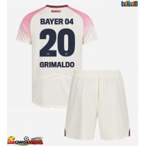 Camisa de Futebol Bayer Leverkusen Alejandro Grimaldo #20 Equipamento Secundário Infantil 2025-26 Manga Curta (+ Calças curtas)